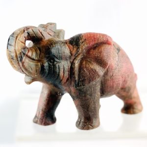Elefant, Rhodochrosit, Steinfigur