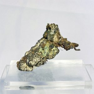 Silber mit Akanthit, Gaoliangchun Mine, Shanxi, China