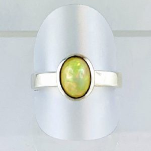 Edelsteinring Opal Ring Silber
